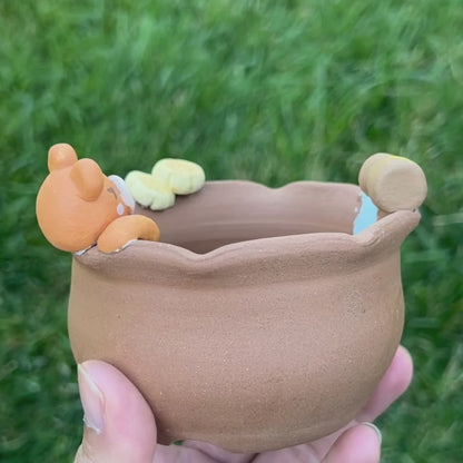Sweetheart Bear Wavy Edges Planter