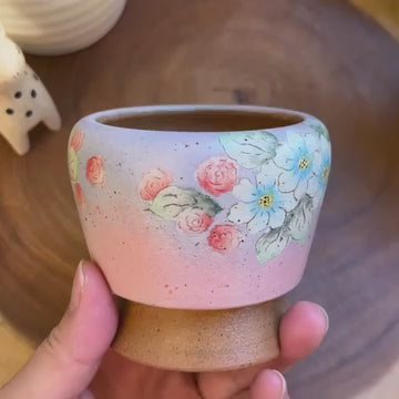 Spring Blush Blossom Planter
