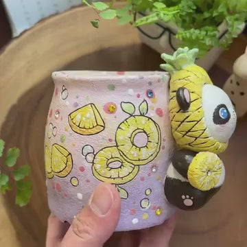 Pineapple Panda Planter
